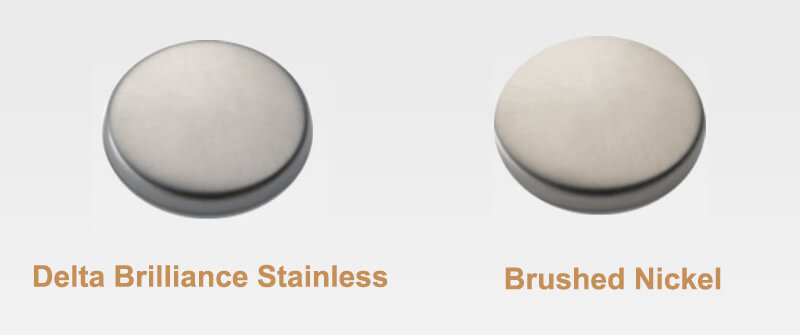 brilliance stainless vs brushed nickel