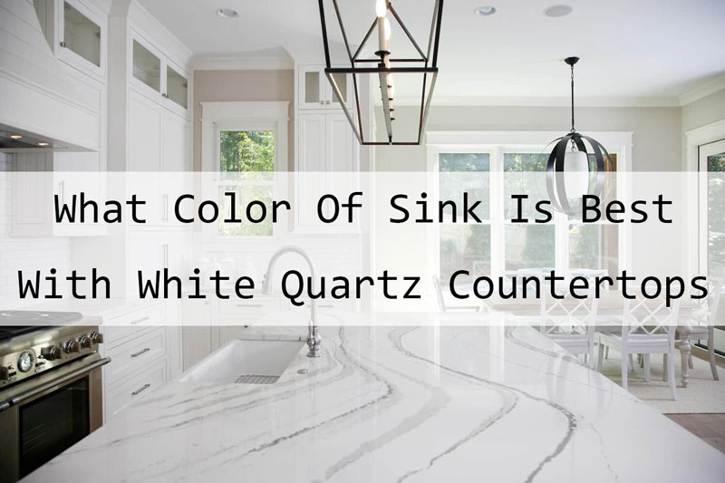 what color sink with white countertops