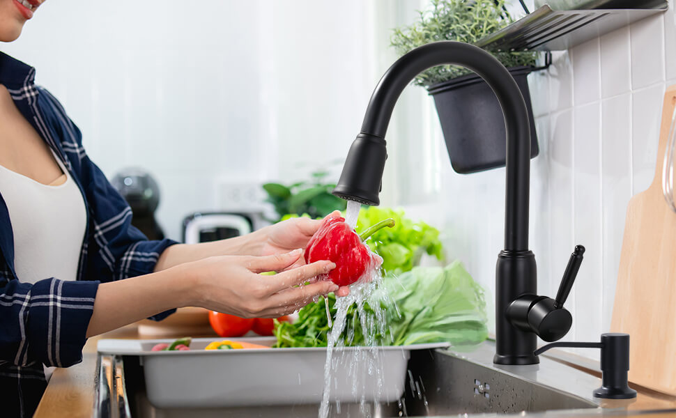 pull out kitchen faucet