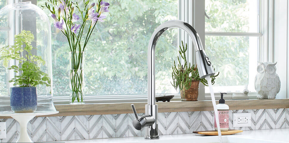 wowow chrome pull down kitchen faucet 4 1