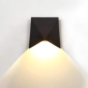 wowow black modern dovetail indoor outdoor ip65 waterproof wall lights