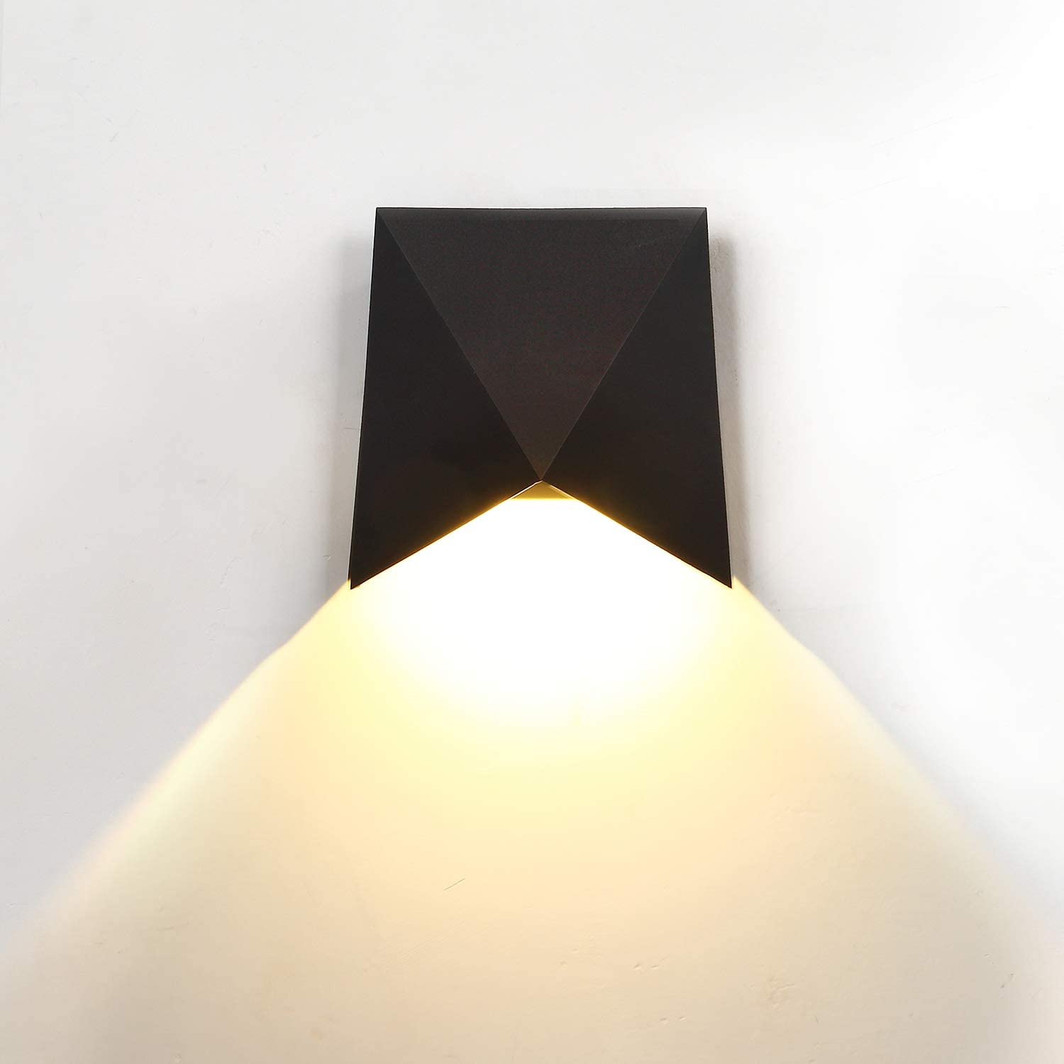 wowow black modern dovetail indoor outdoor ip65 waterproof wall lights