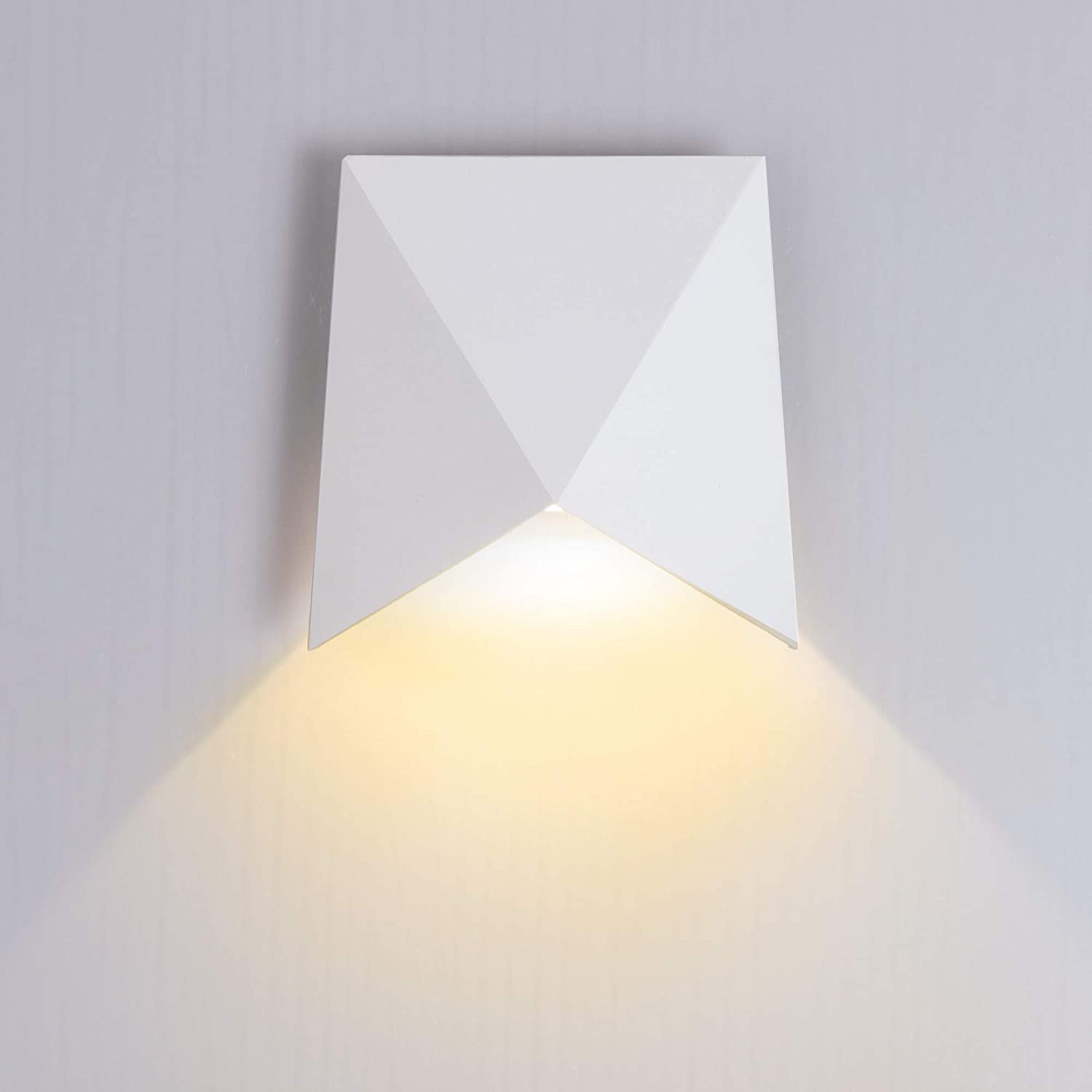 wowow white modern dovetail indoor outdoor ip65 waterproof wall lights