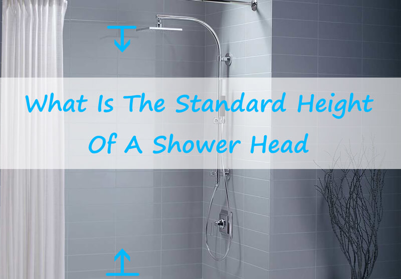 what is the standard height of a shower head