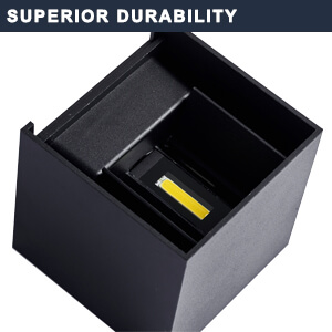 wowow led aluminum cube modern outdoor light 11