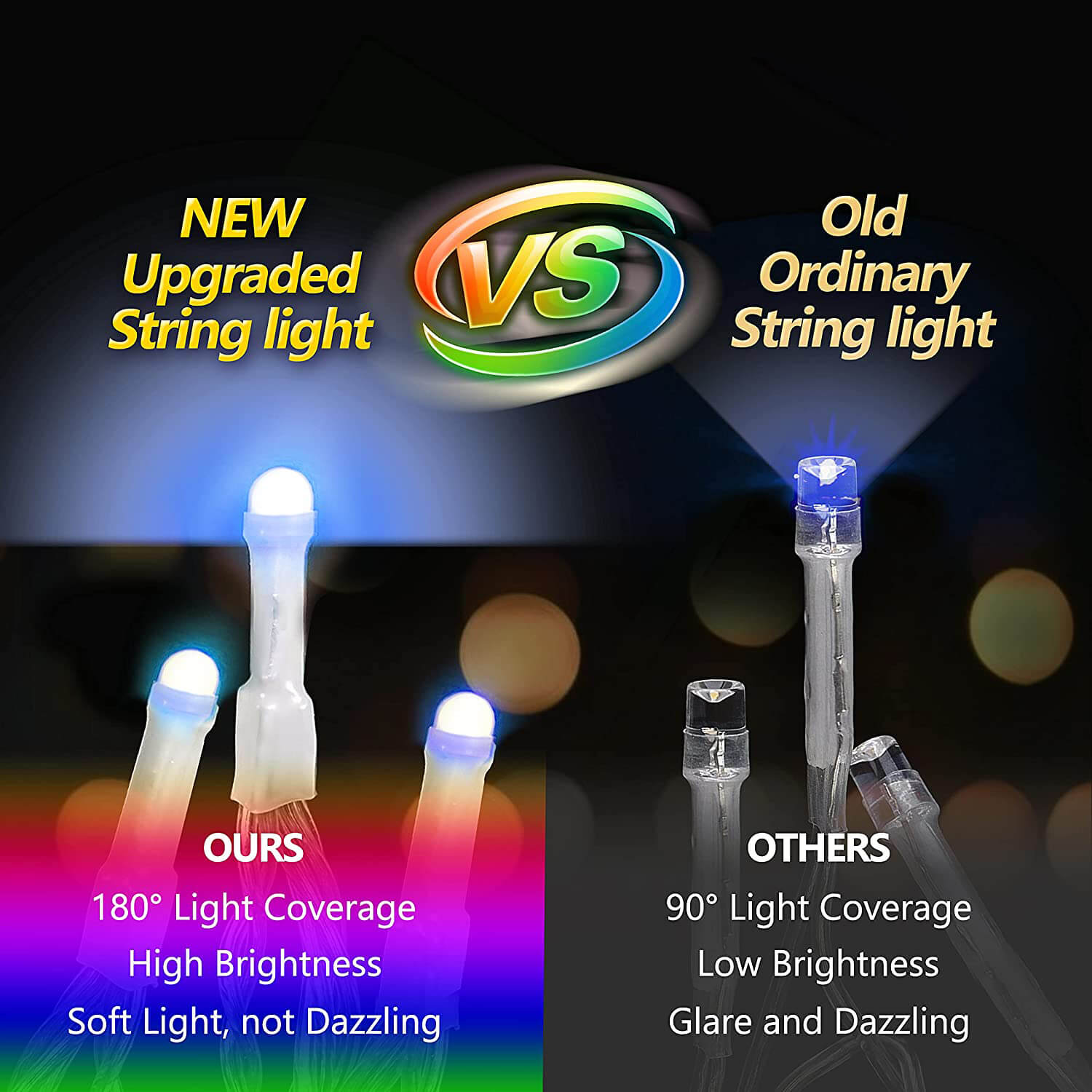 wowow multicolor led icicle lights 1