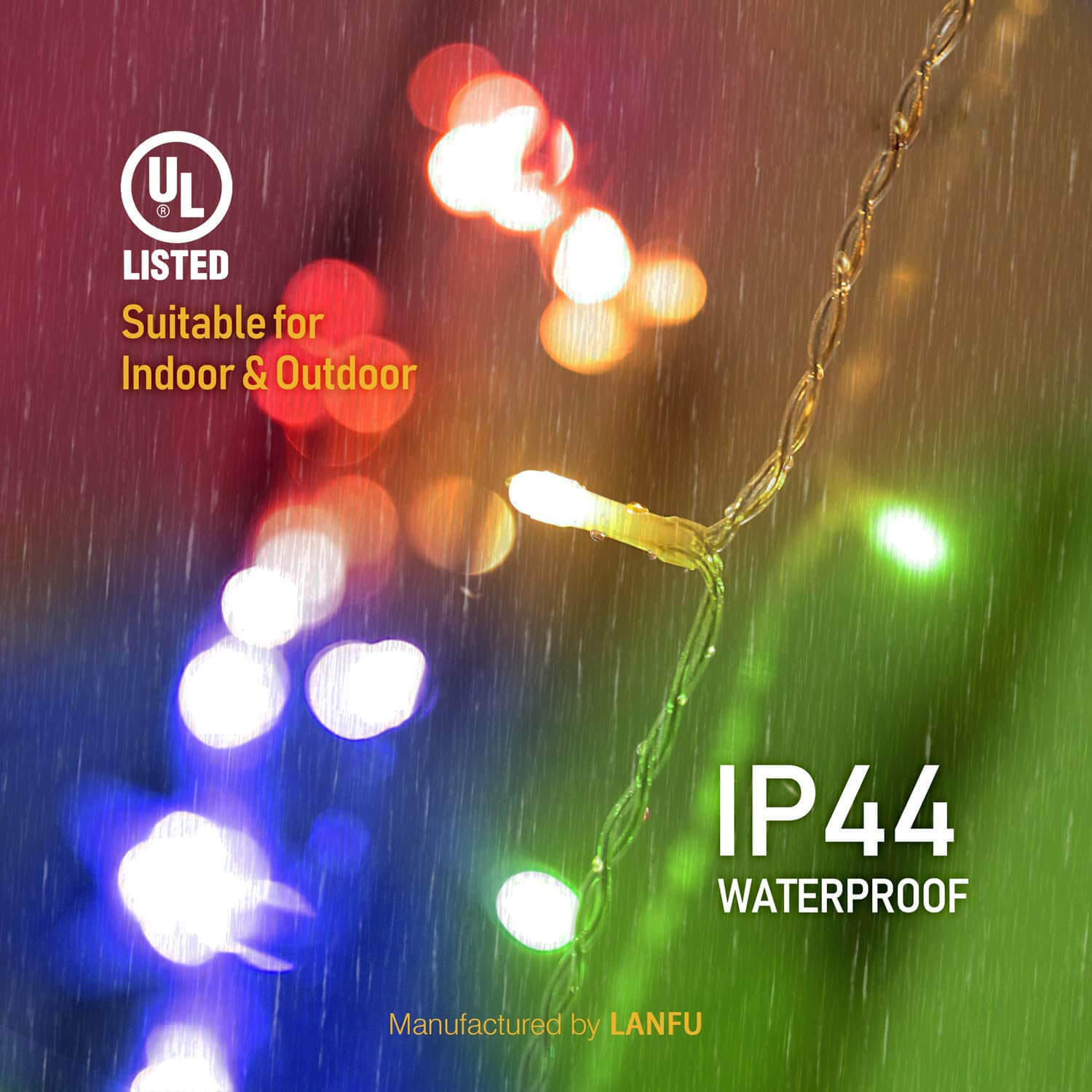 wowow multicolor led icicle lights 10