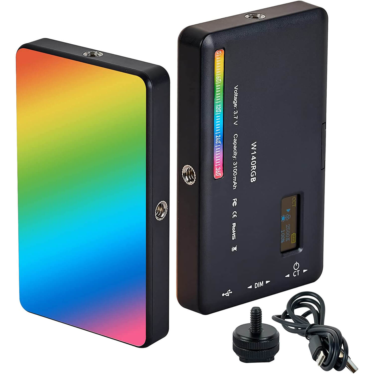 portable rgb video light