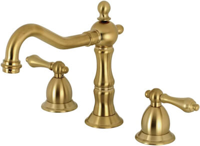 antique brass faucet
