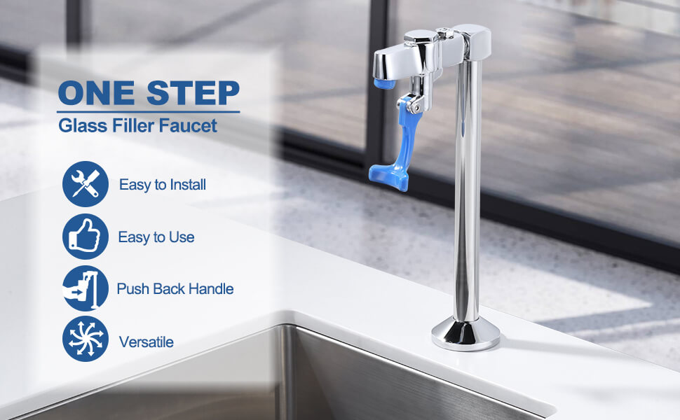 wowow deck mount glass filler faucet glass filling station water station 11