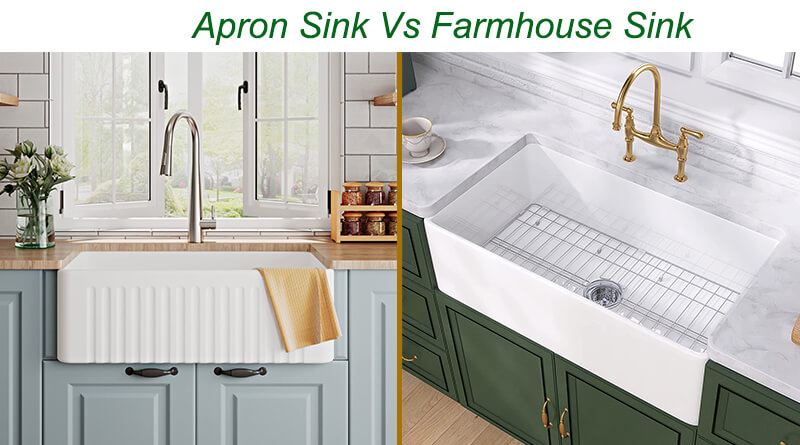 apron sink vs farmhouse sink