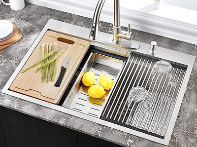 fireclay vs stainless steel sink