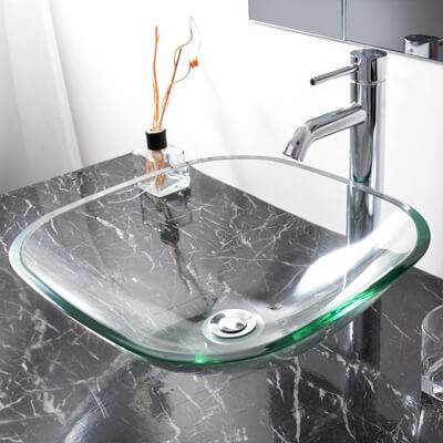 best bathroom sink material