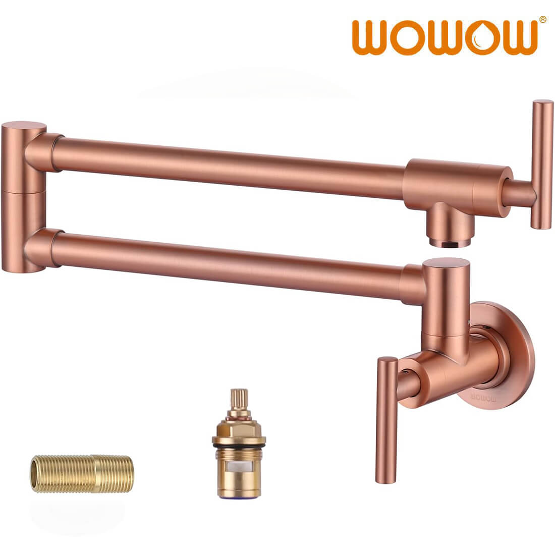 wowow pot filler faucet red bronze