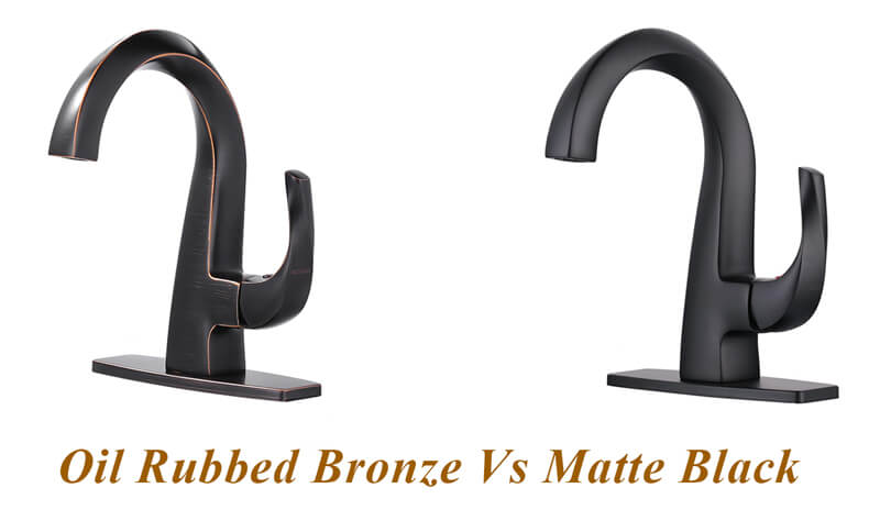 oil rubbed bronze vs matte black