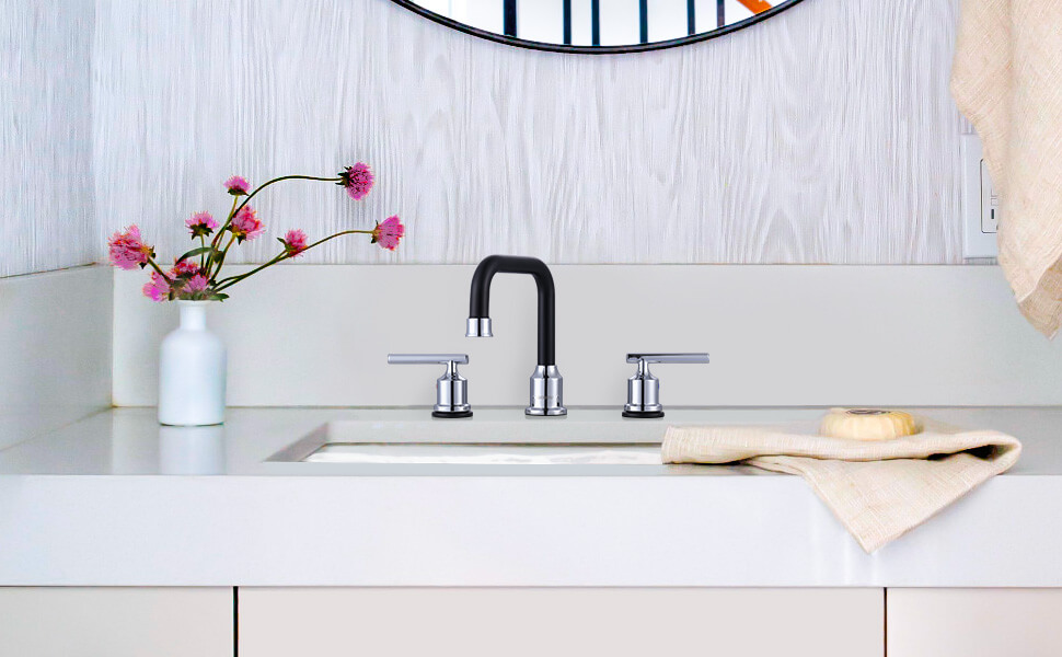 Widespread Bathroom Sink Faucet