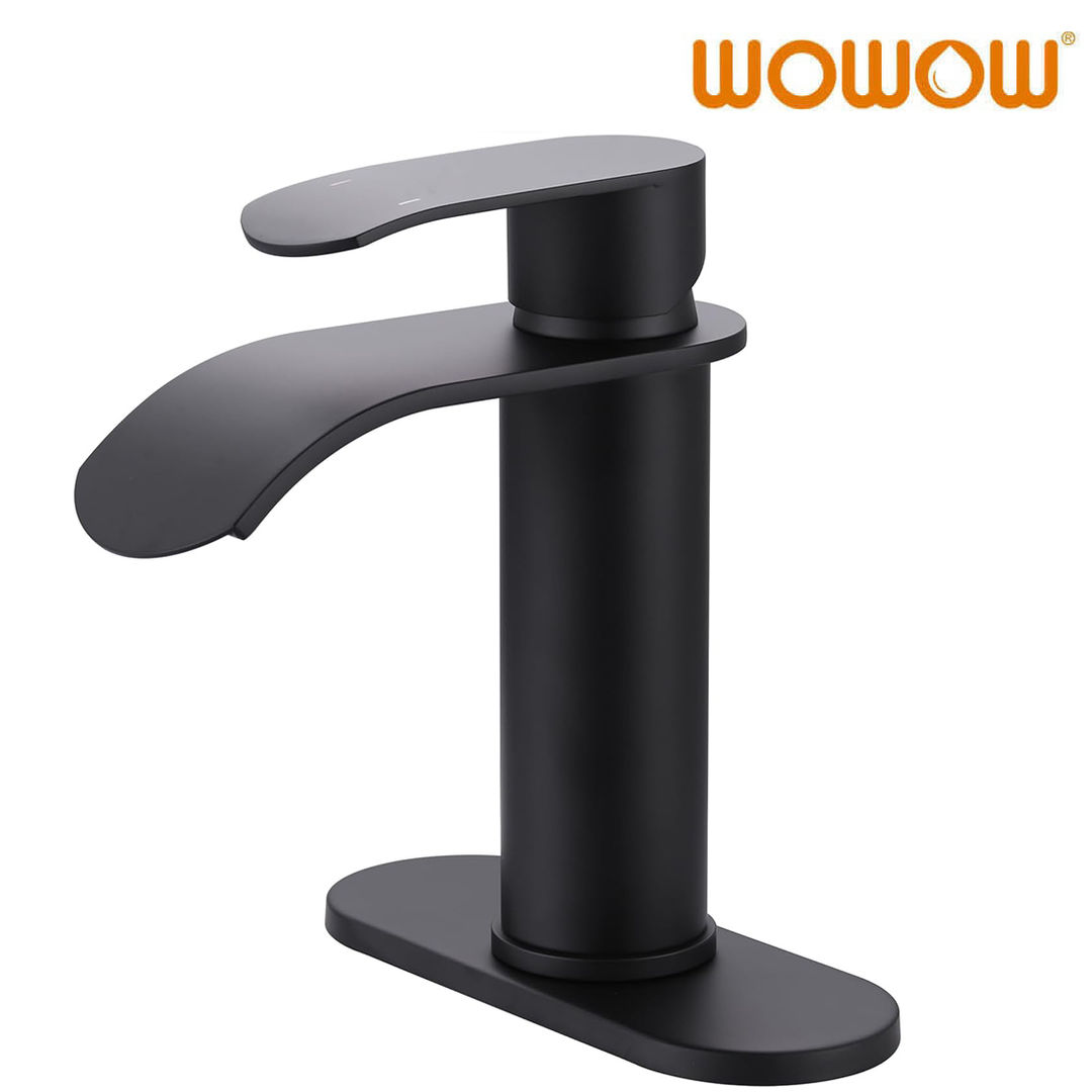 Single Handle Waterfall Spout Bathroom Faucet