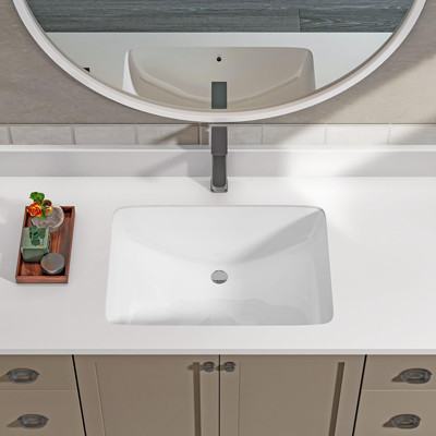 how to install undermount bathroom sink to granite