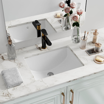 how to install undermount bathroom sink to granite