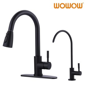 pull down kitchen faucet and water filter faucet combo