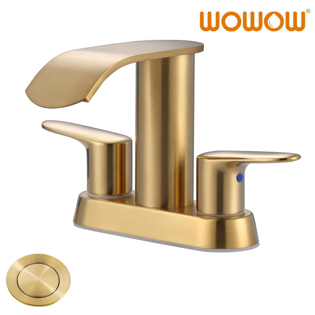 Waterfall Bathroom Sink Faucet 12