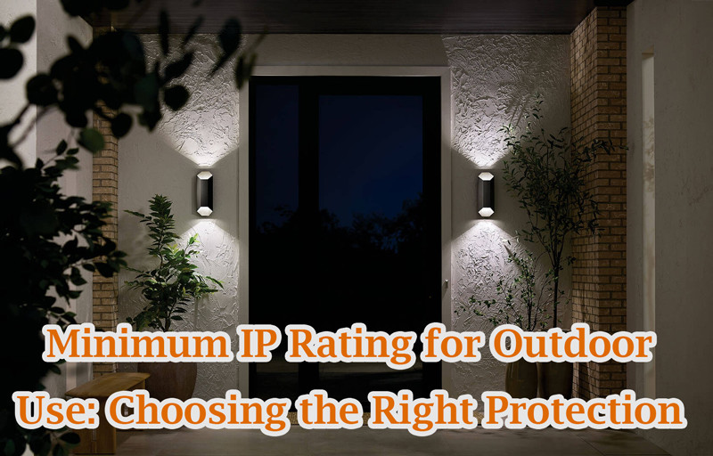 minimum ip rating for outdoor use