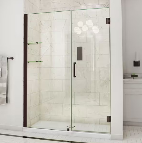 shower curtains vs glass doors 