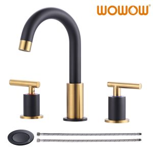 Widepread Bathroom Sink Faucet with Pop Up Drain
