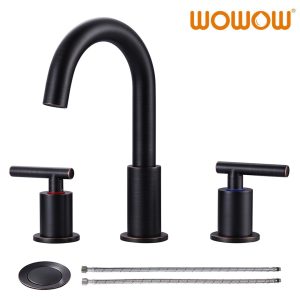 Widepread Bathroom Sink Faucet with Pop Up Drain