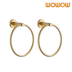 Stainless Steel Wall Mounted Double Towel Rings 15