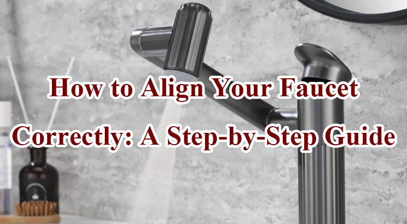 how to align your faucet correctly