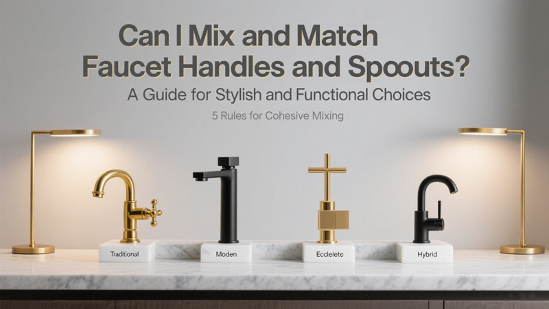 can i mix and match faucet handles and spouts