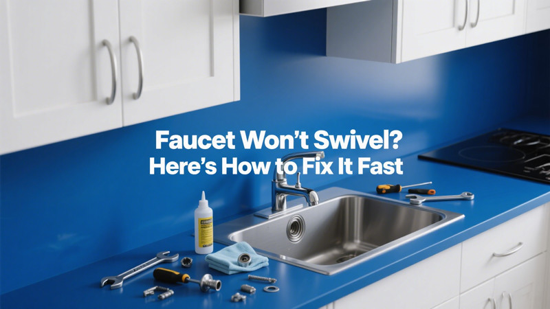 faucet wont swivel heres how to fix it fast