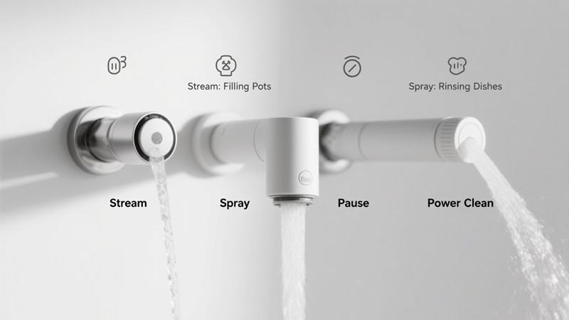 how to compare faucet spray head options