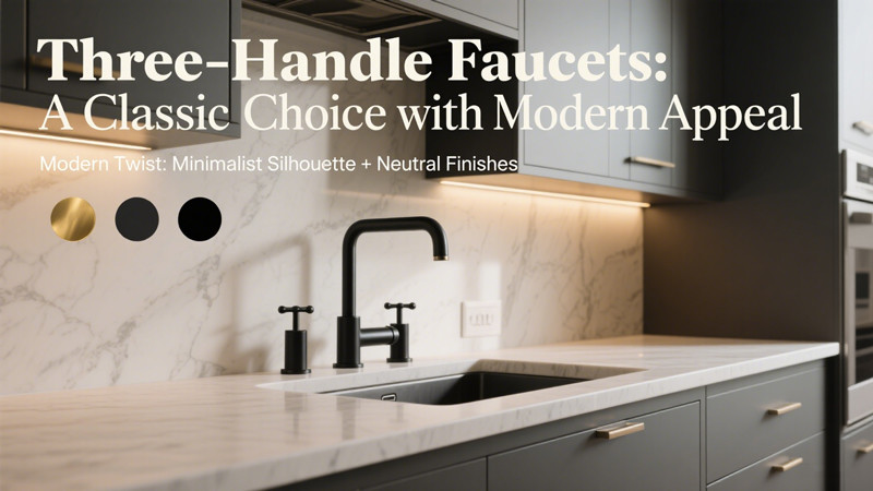 three handle faucets