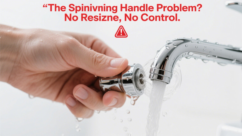 when your faucet handle spins without resistance