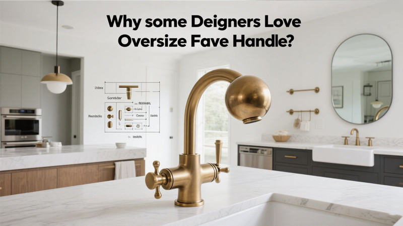 why some designers love oversized faucet handles