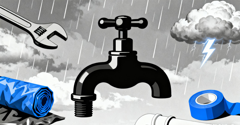 how to prepare faucets for hurricane season