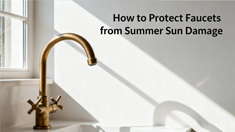 how to protect faucets from summer sun damage