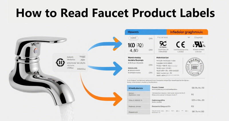 how to read faucet product labels