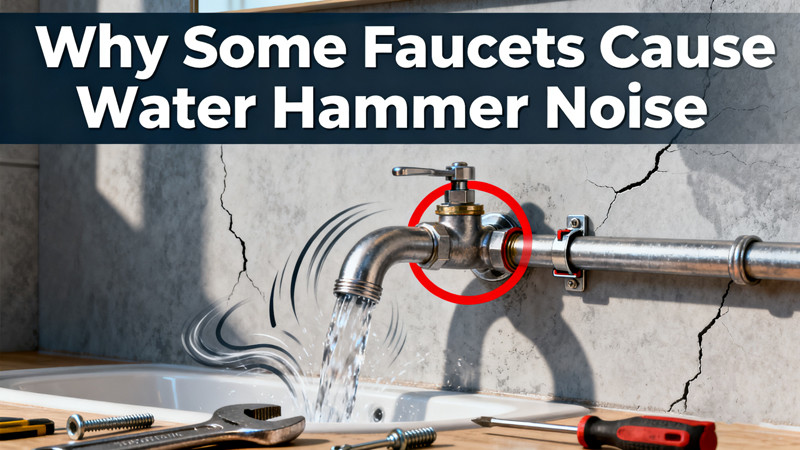 why some faucets cause water hammer noise
