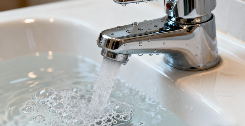 how to fix faucets with air bubbles in water
