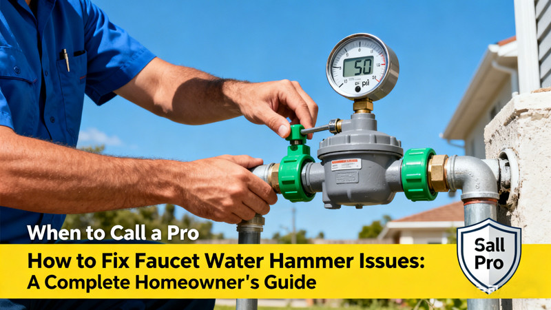 How to Fix Faucet Water Hammer Issues: A Complete Homeowner’s Guide
