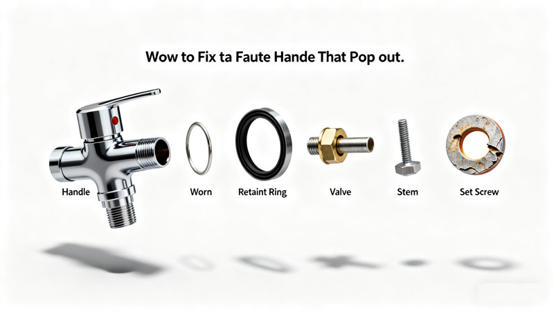 How to Fix a Faucet Handle That Pops Out How to Fix a Faucet Handle That Pops Out