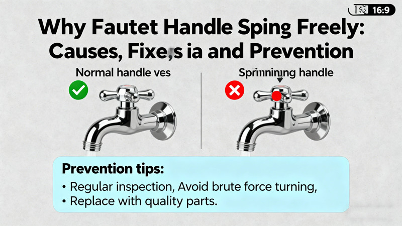 Why Faucet Handles Spin Freely: Causes, Fixes, and Prevention