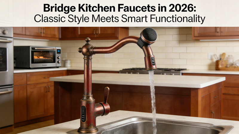 Bridge Kitchen Faucets in 2026: Classic Style Meets Smart Functionality ...