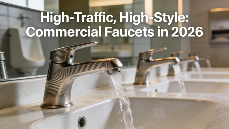 High-Traffic, High-Style: Commercial Faucets in 2026 High-Traffic, High-Style: Commercial Faucets in 2026