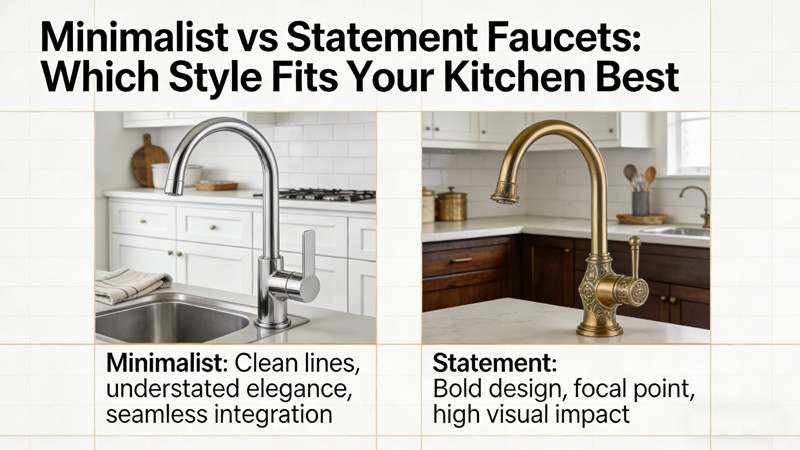 Minimalist vs Statement Faucets: Which Style Fits Your Kitchen Best