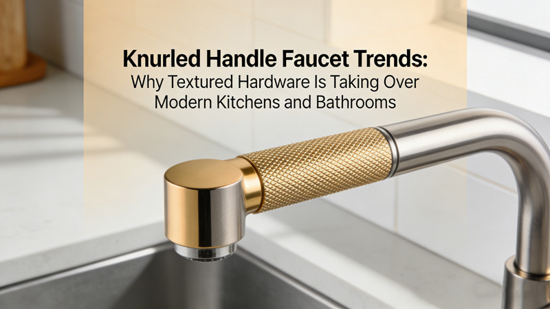 Knurled Handle Faucet Trends: Why Textured Hardware Is Taking Over Modern Kitchens and Bathrooms