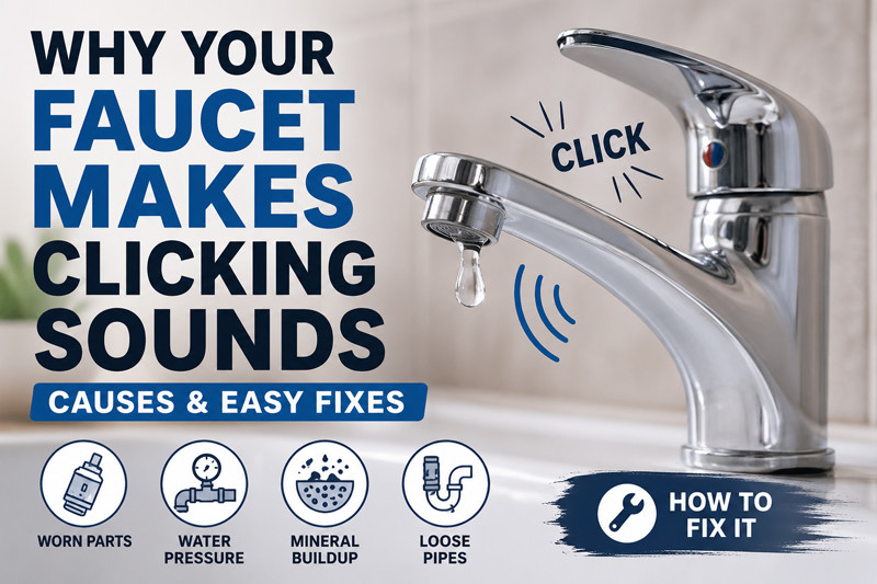 Faucet Making Clicking Sounds? Common Problems and Solutions